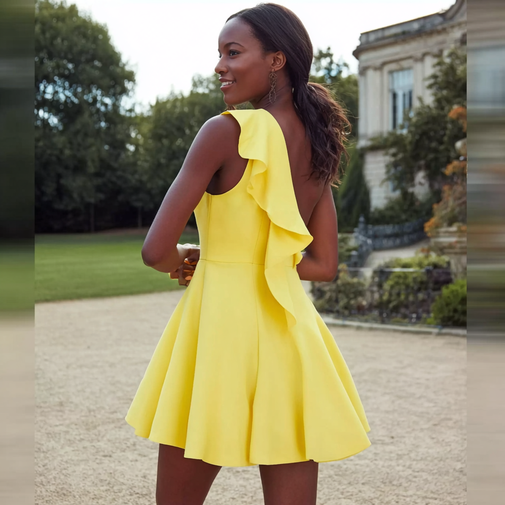 Manciaga Yellow Mini Dress