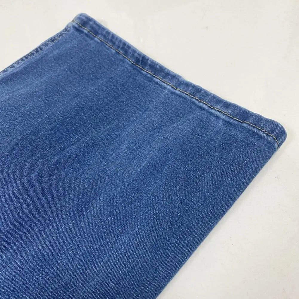 Manciaga Women’s Wide-Leg Cuffed Jeans