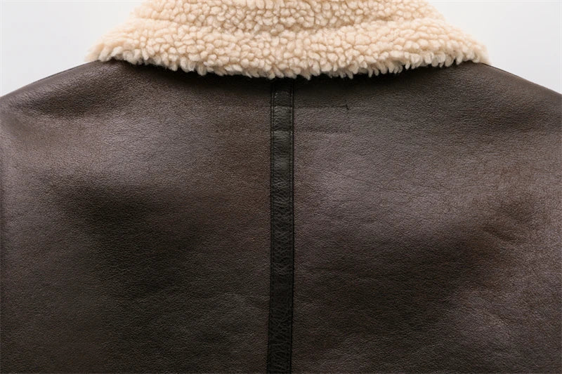 Women’s Shearling Aviator Jacket
