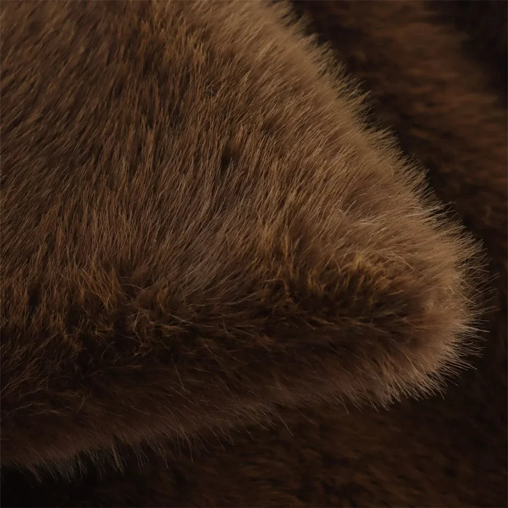 Brown Short Teddy Coat – Cozy Outerwear for Everyday Wear