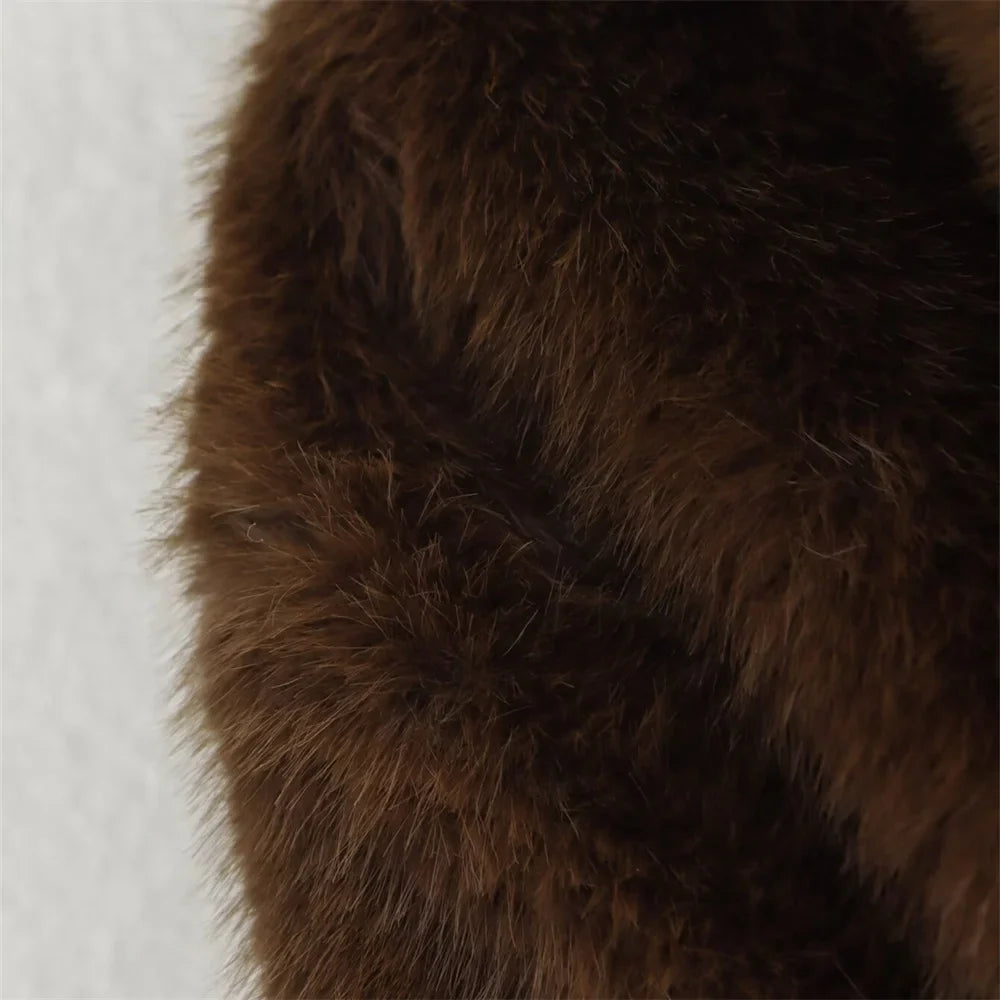 Brown Short Teddy Coat – Cozy Outerwear for Everyday Wear
